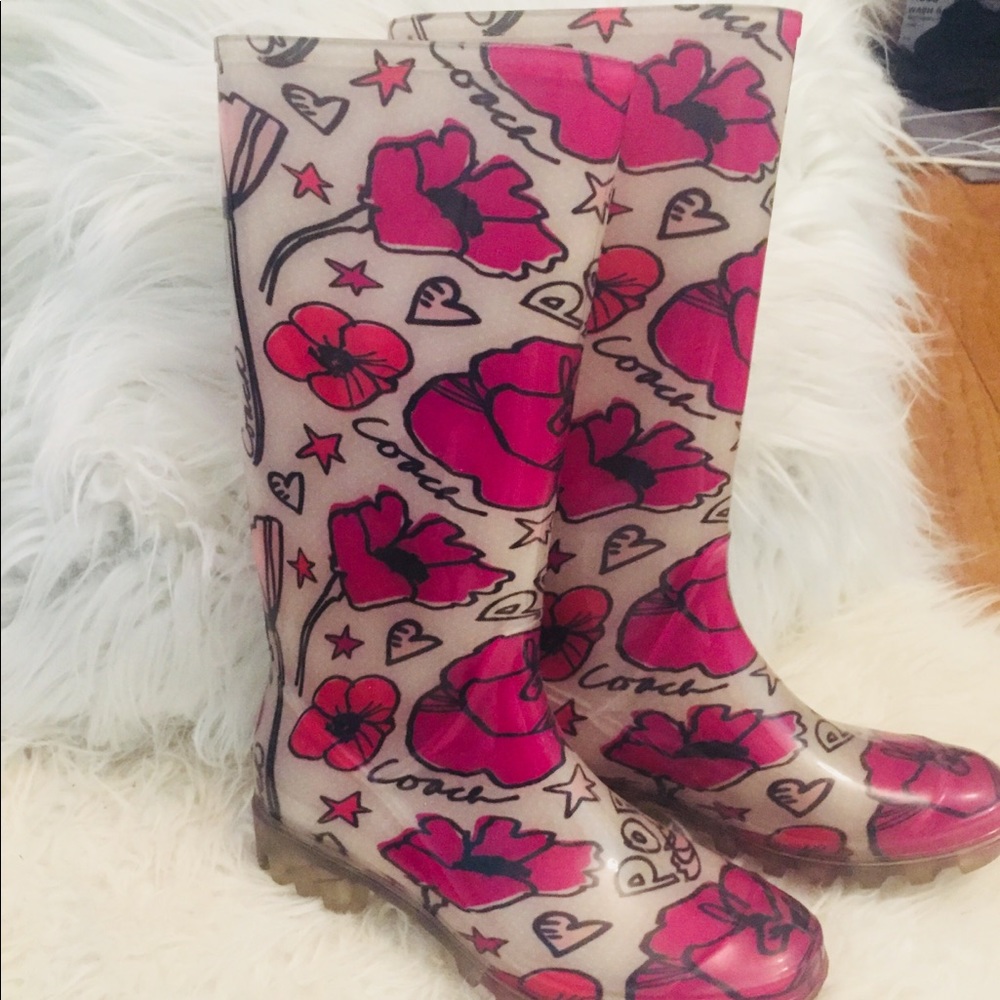 Authentic Coach Limited Edition Rainboots